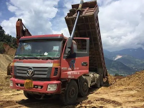 福田歐曼自卸車(chē)液壓油缸
